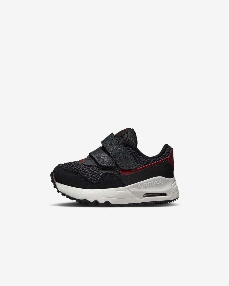 Nike Air Max SYSTM Black/Anthracite/Summit White/Team Red | Kids Nike Air Max