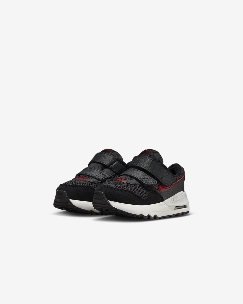 Nike Air Max SYSTM Black/Anthracite/Summit White/Team Red | Kids Nike Air Max