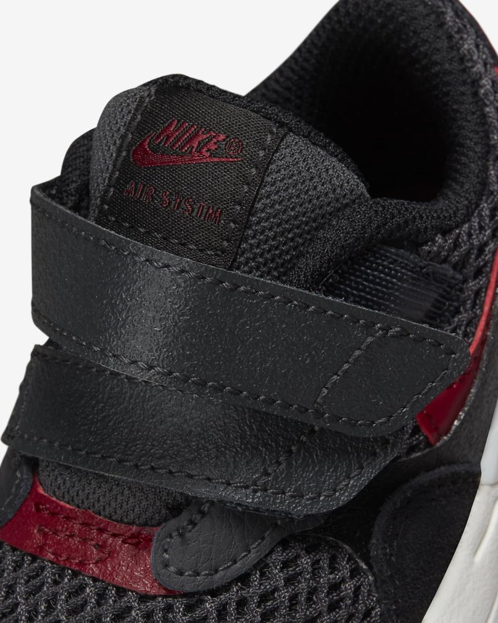 Nike Air Max SYSTM Black/Anthracite/Summit White/Team Red | Kids Nike Air Max