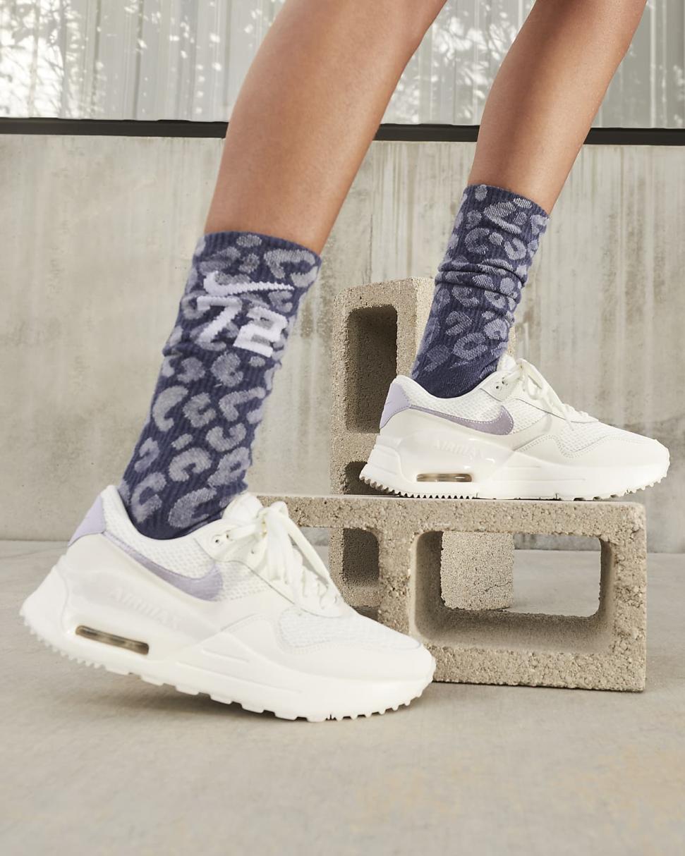 Nike Air Max SYSTM Sail/Phantom/Indigo Haze/Oxygen Purple | Womens Nike Lifestyle
