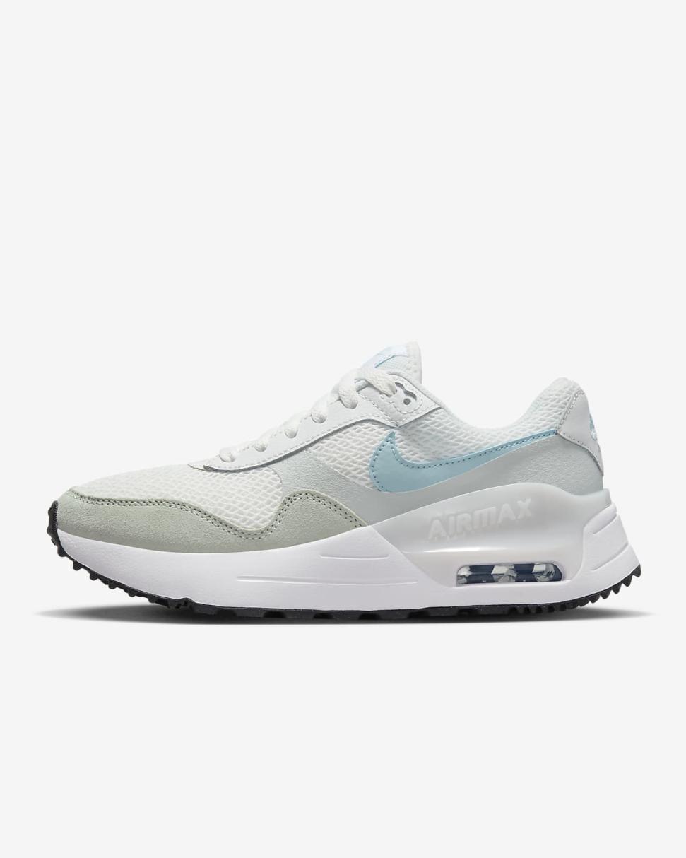 Nike Air Max SYSTM Summit White/Light Silver/White/Ocean Bliss | Womens Nike Lifestyle