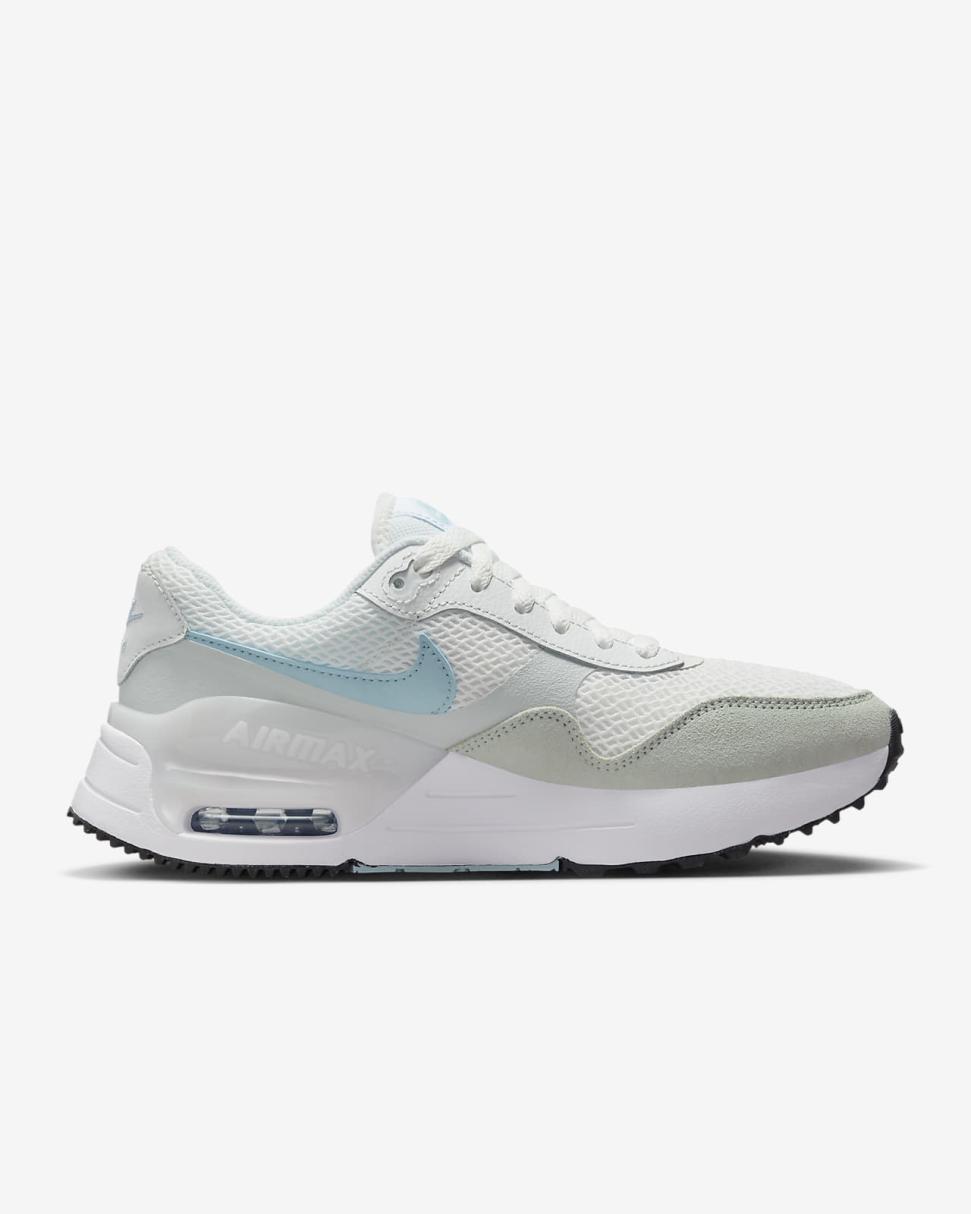 Nike Air Max SYSTM Summit White/Light Silver/White/Ocean Bliss | Womens Nike Lifestyle