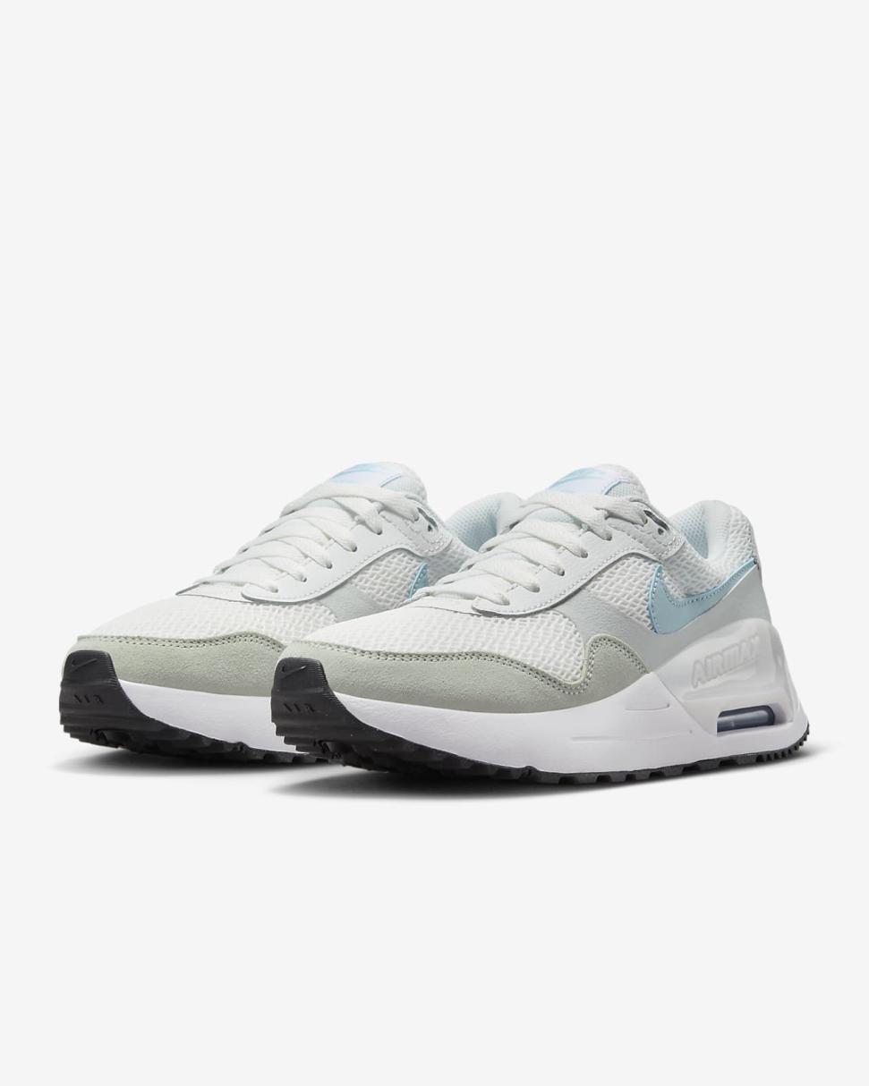 Nike Air Max SYSTM Summit White/Light Silver/White/Ocean Bliss | Womens Nike Lifestyle