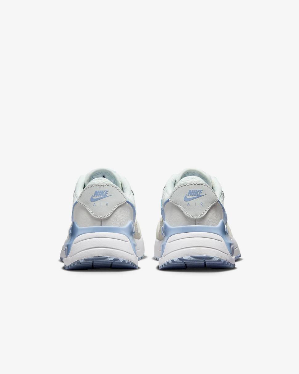Nike Air Max SYSTM Summit White/White/Pure Platinum/Cobalt Bliss | Kids Nike First Day Kicks