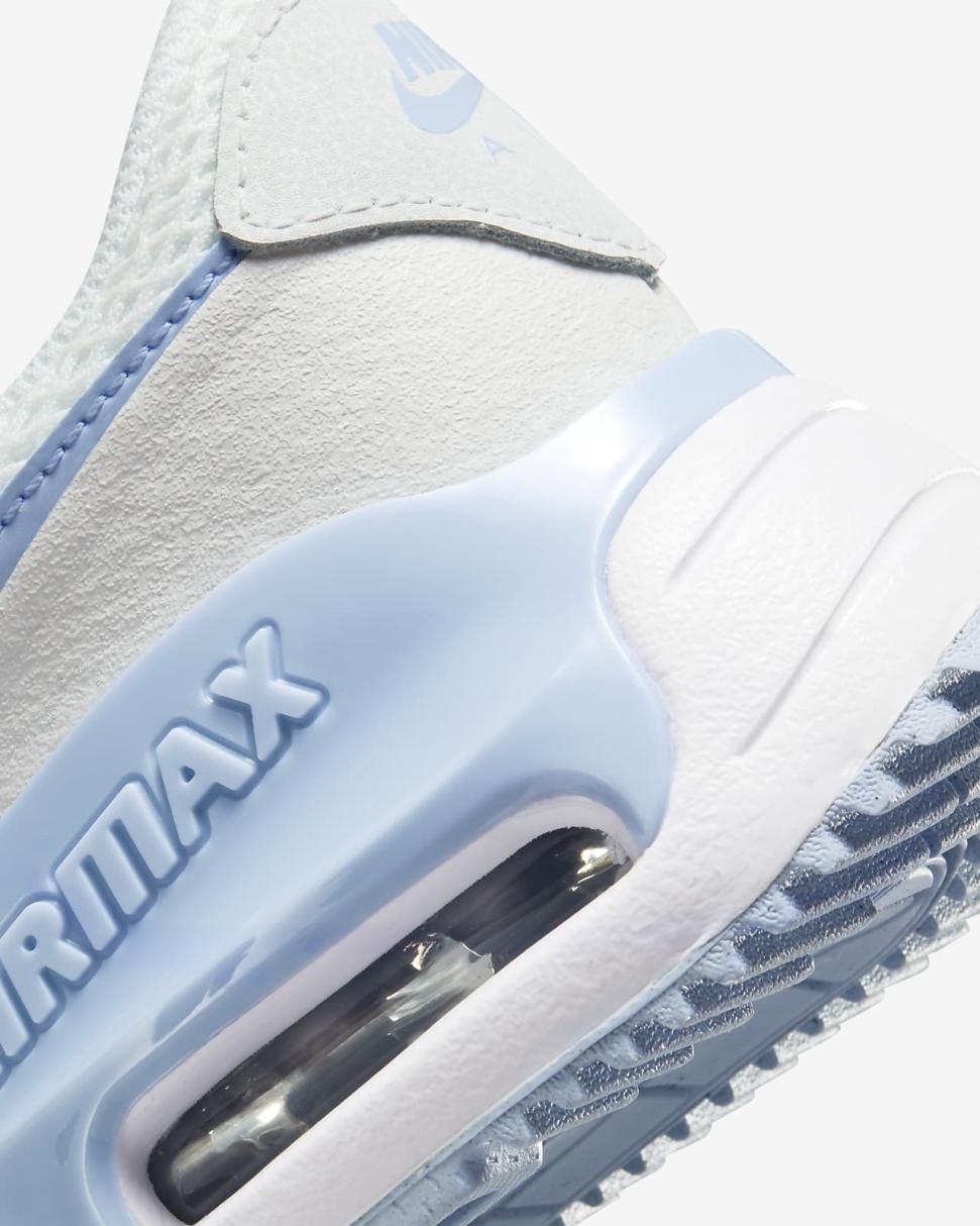 Nike Air Max SYSTM Summit White/White/Pure Platinum/Cobalt Bliss | Kids Nike First Day Kicks