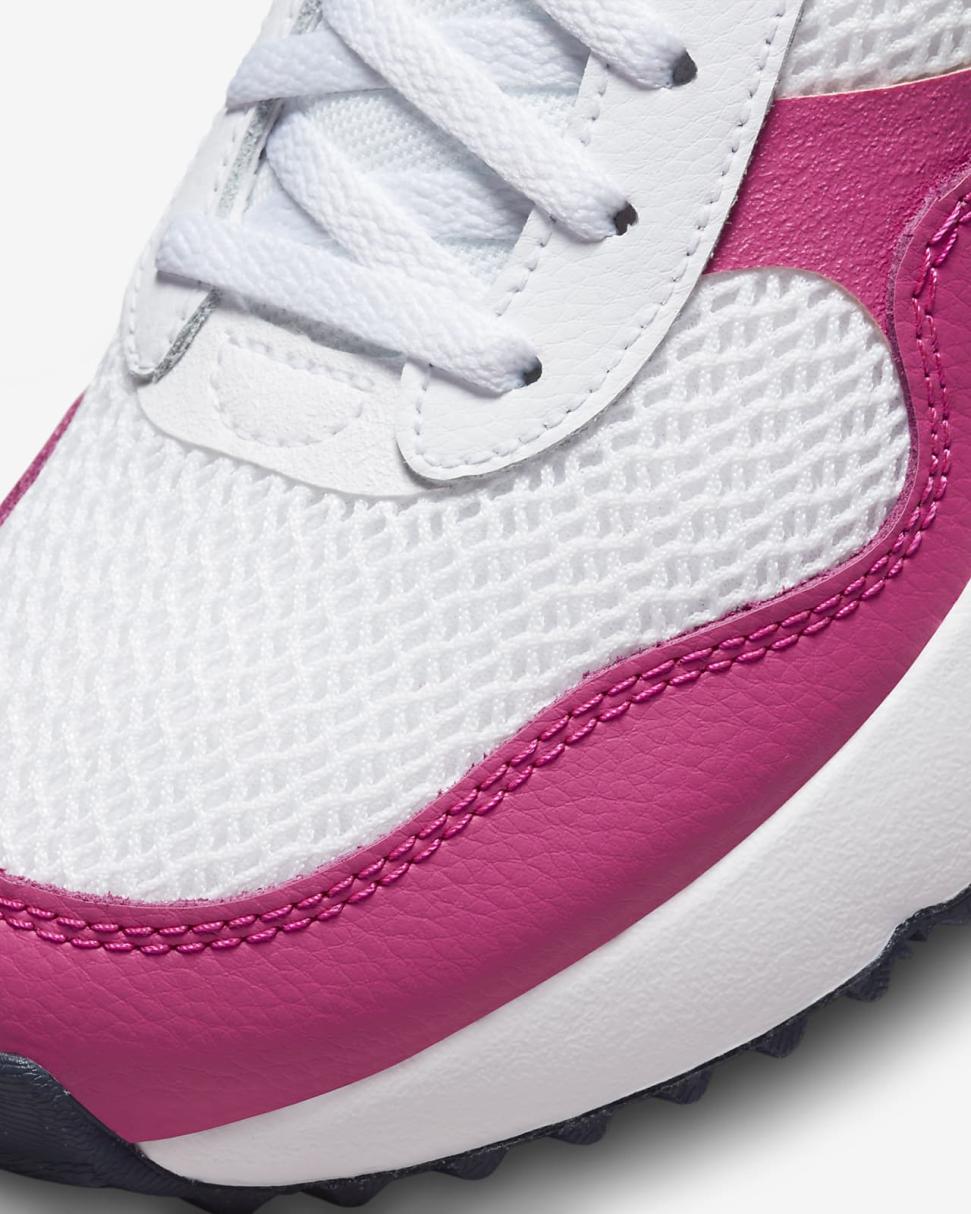 Nike Air Max SYSTM White/Fierce Pink/Pure Platinum/Obsidian | Kids Nike First Day Kicks