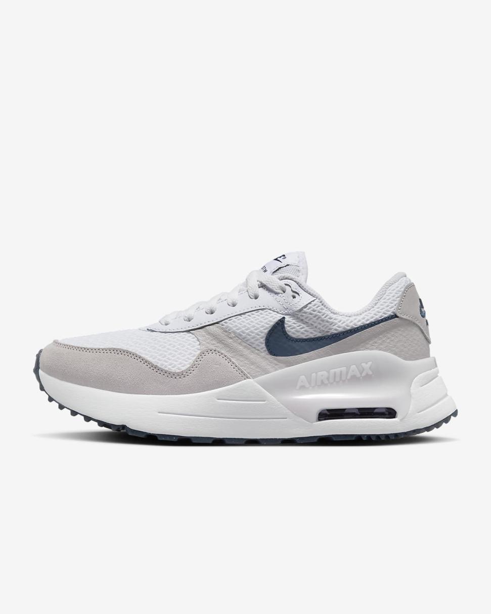 Nike Air Max SYSTM White/Light Iron Ore/Armory Navy | Womens Nike Lifestyle