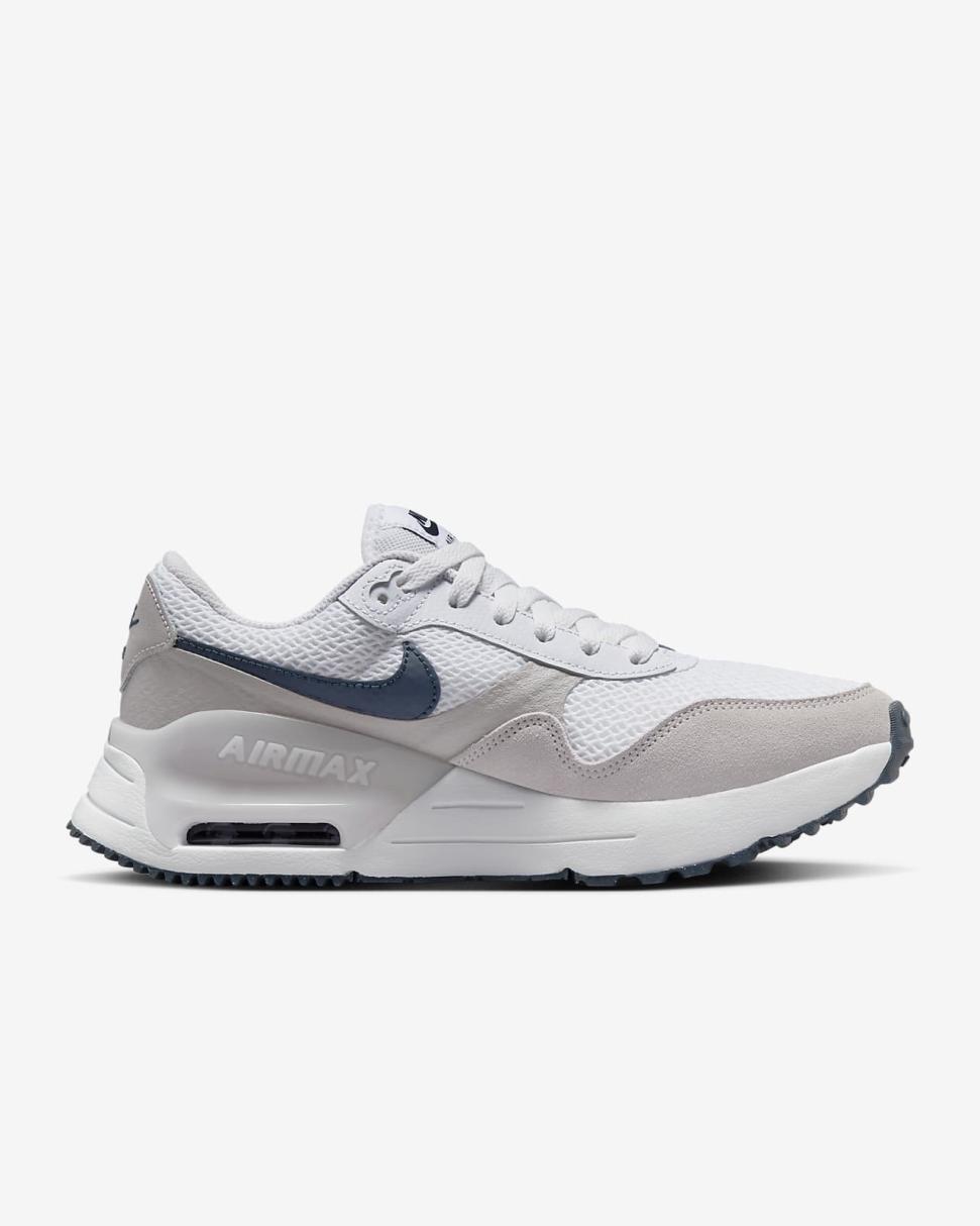Nike Air Max SYSTM White/Light Iron Ore/Armory Navy | Womens Nike Lifestyle