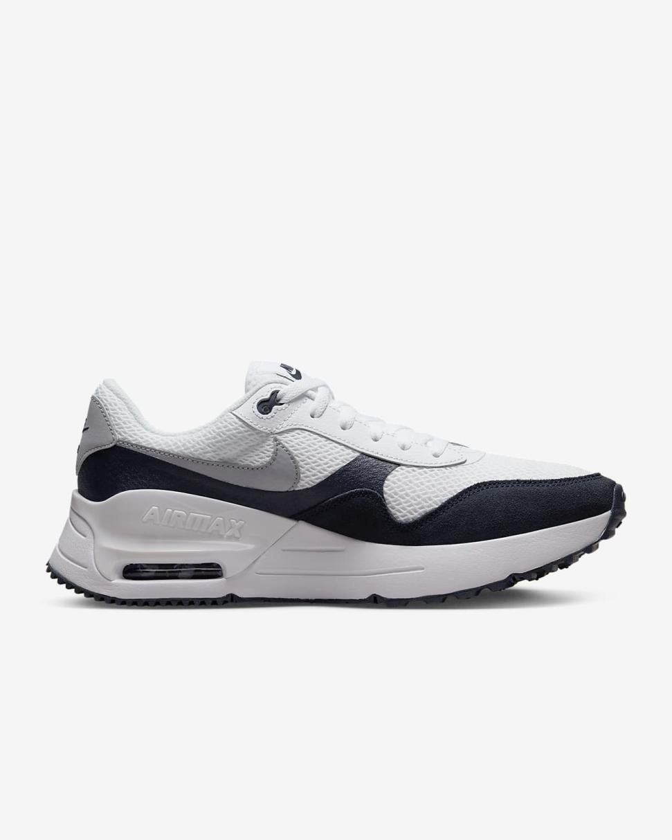 Nike Air Max SYSTM White/Obsidian/Wolf Grey | Mens Nike Lifestyle
