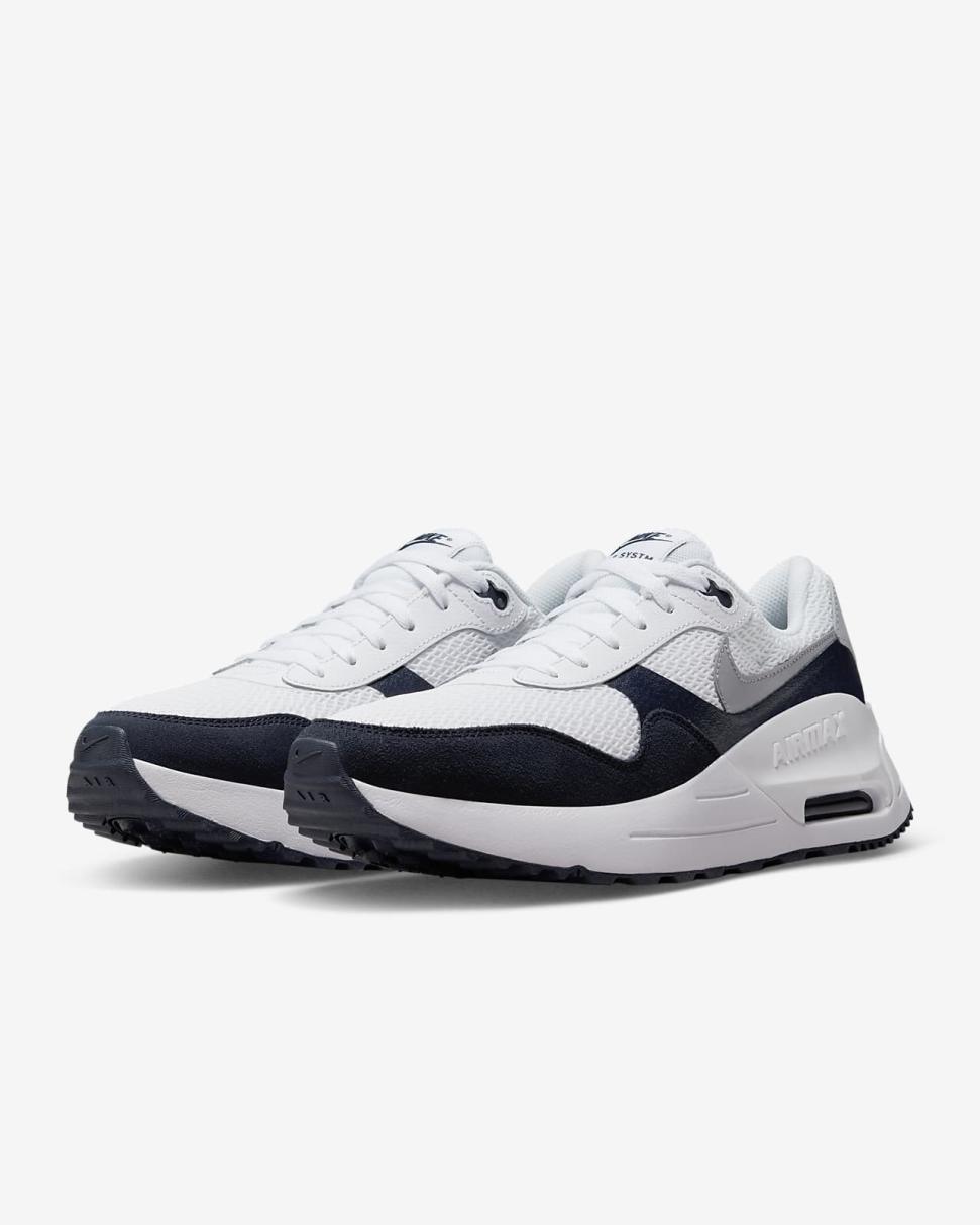 Nike Air Max SYSTM White/Obsidian/Wolf Grey | Mens Nike Lifestyle