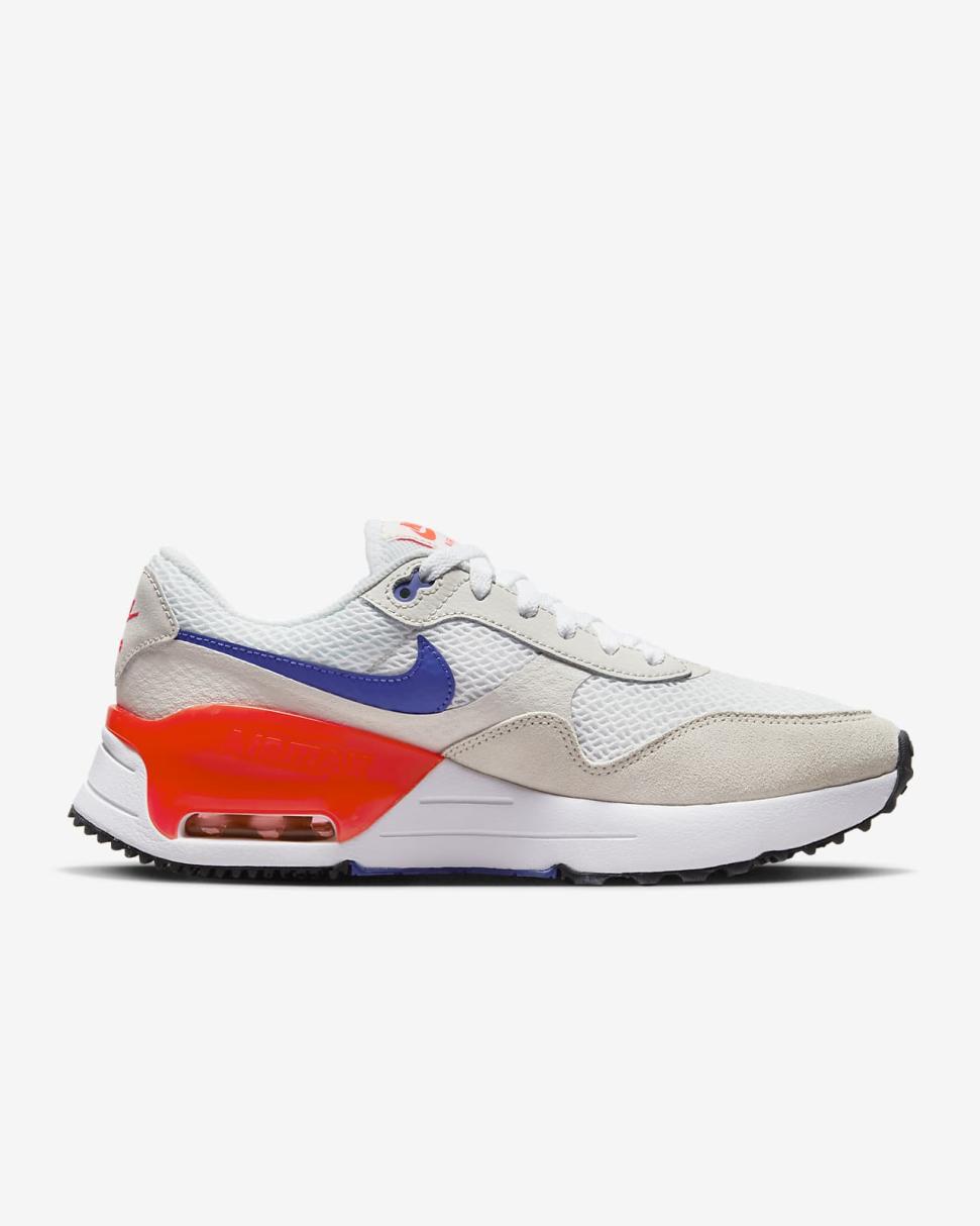 Nike Air Max SYSTM White/Phantom/Bright Crimson/Lapis | Womens Nike Lifestyle