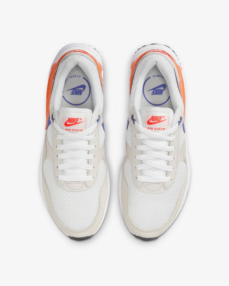 Nike Air Max SYSTM White/Phantom/Bright Crimson/Lapis | Womens Nike Lifestyle