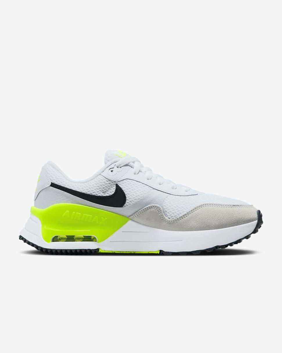 Nike Air Max SYSTM White/Pure Platinum/Volt/Black | Womens Nike Lifestyle