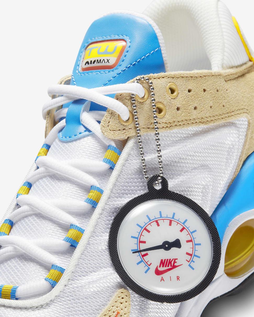 Nike Air Max TW SE Summit White/Sesame/Light Photo Blue/Safety Orange | Mens Nike Lifestyle