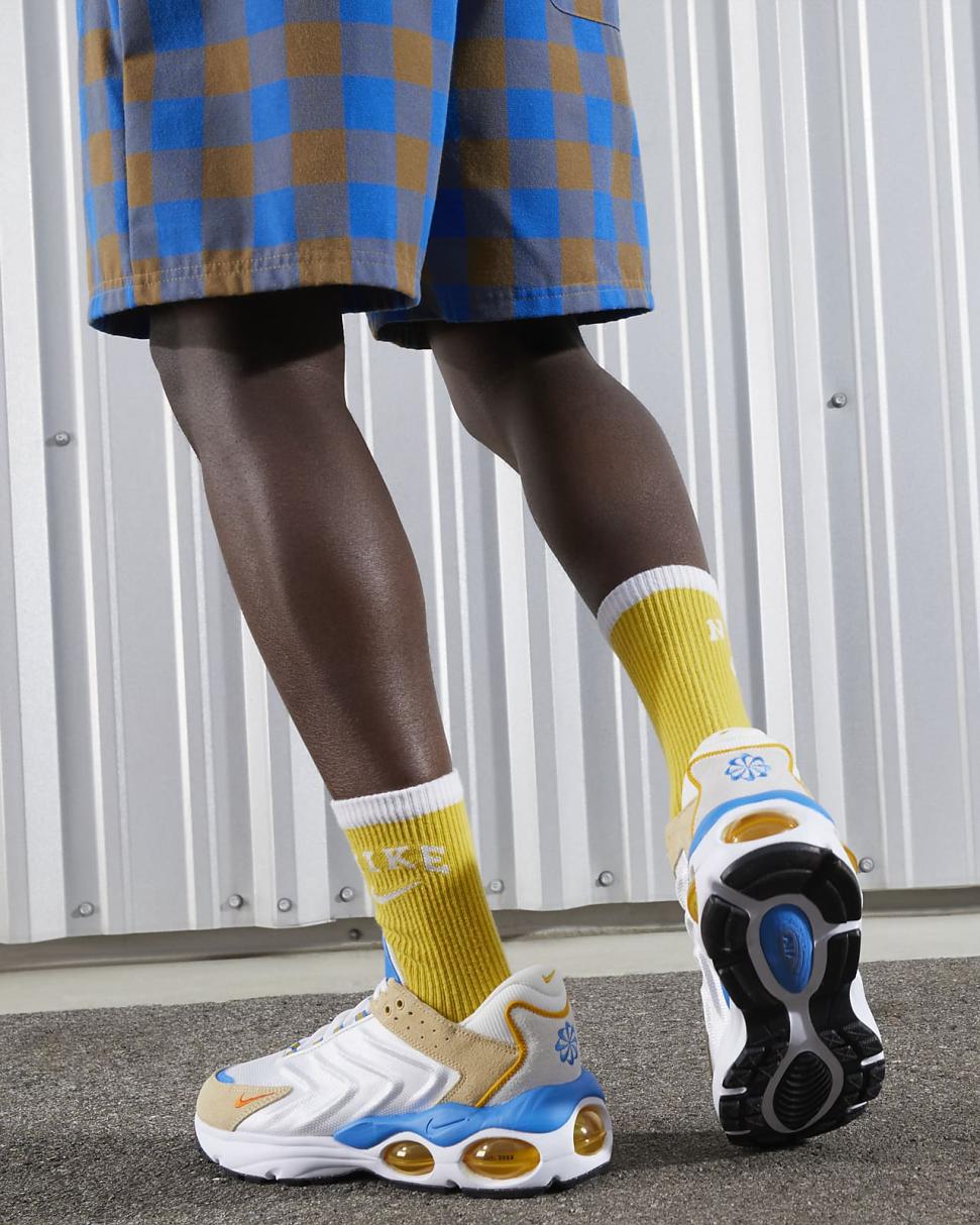 Nike Air Max TW SE Summit White/Sesame/Light Photo Blue/Safety Orange | Mens Nike Lifestyle