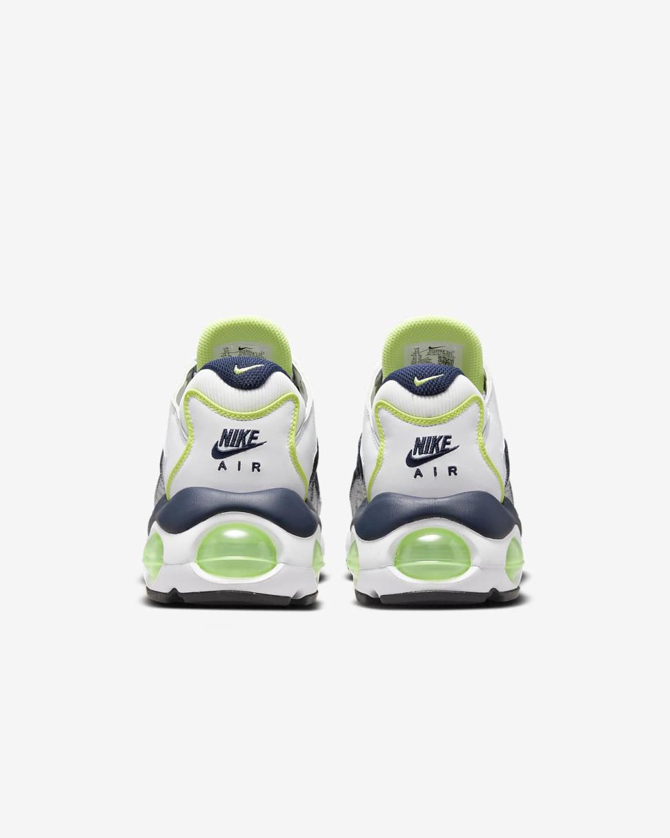 Nike Air Max TW White/Light Lemon Twist/Pure Platinum/Midnight Navy | Mens Nike First Day Kicks