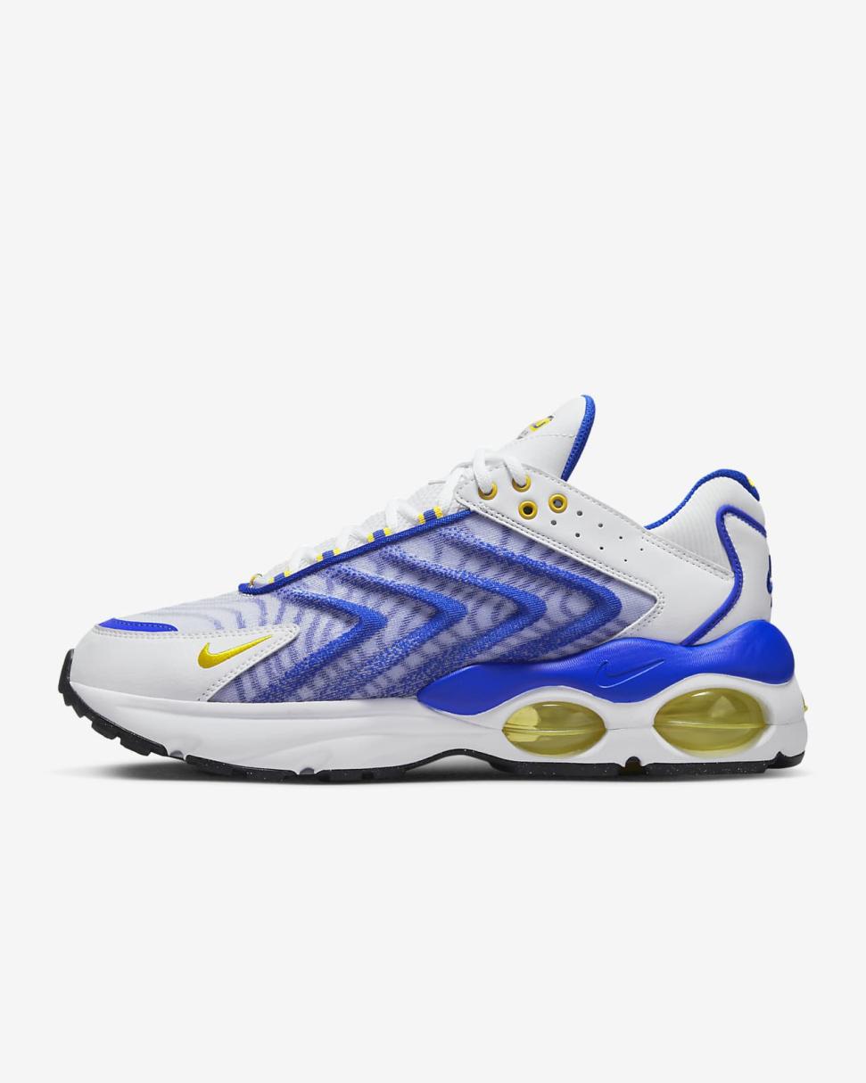Nike Air Max TW White/Racer Blue/Black/Speed Yellow | Mens Nike First Day Kicks