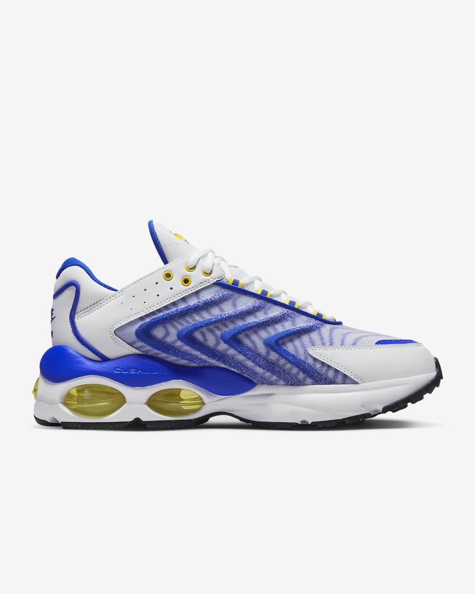 Nike Air Max TW White/Racer Blue/Black/Speed Yellow | Mens Nike First Day Kicks