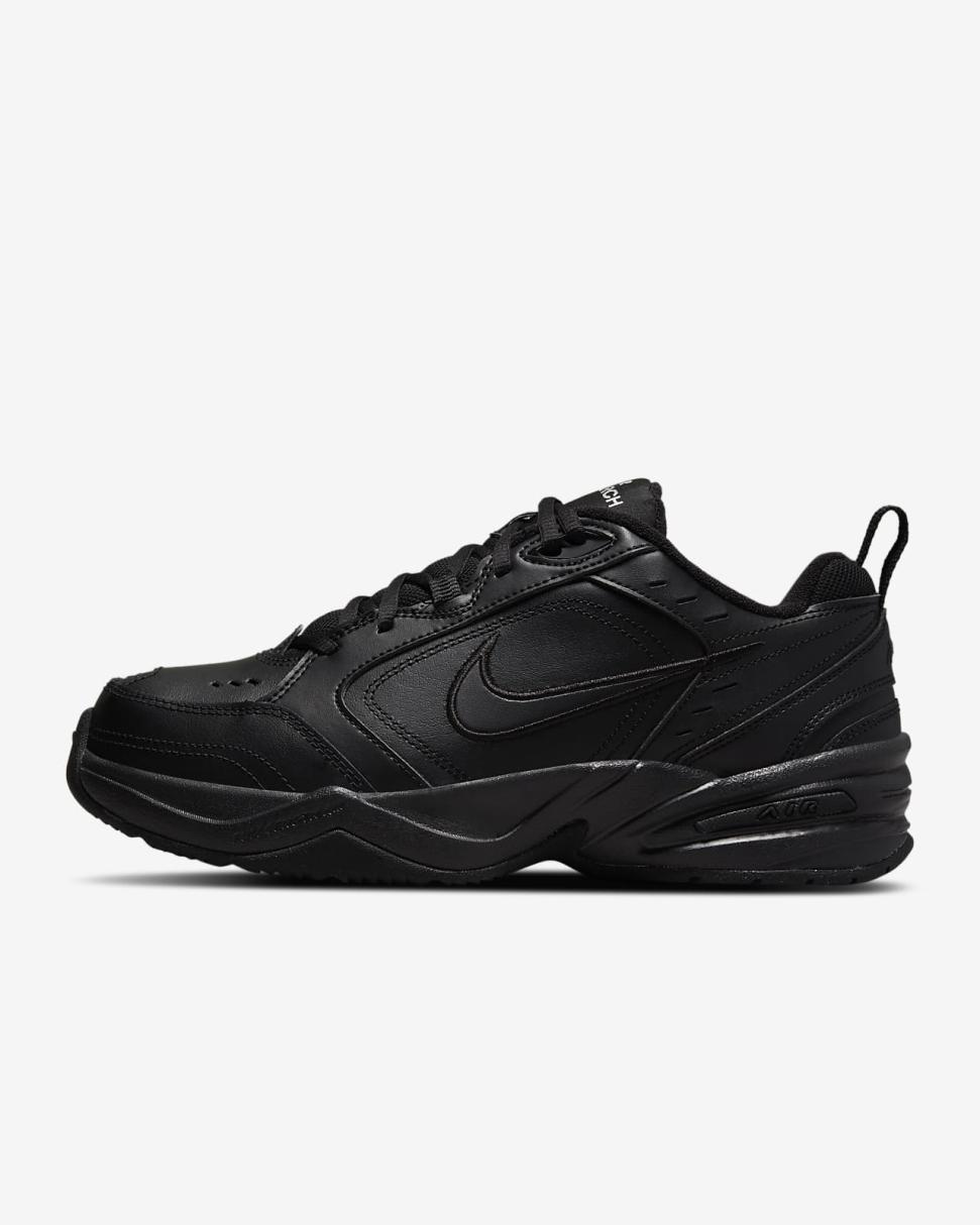 Nike Air Monarch IV Black/Black | Mens Nike Training & Gym