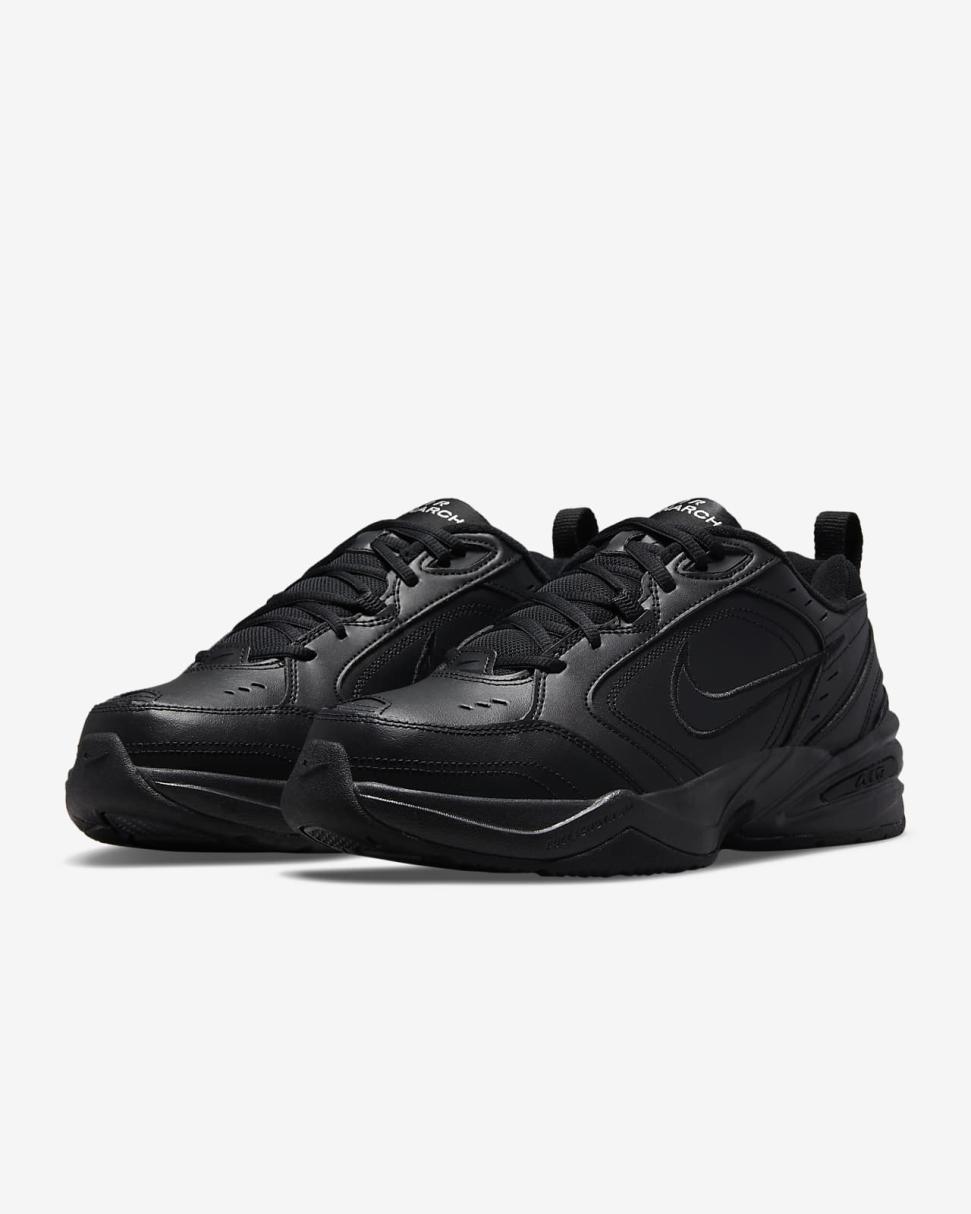 Nike Air Monarch IV Black/Black | Mens Nike Training & Gym