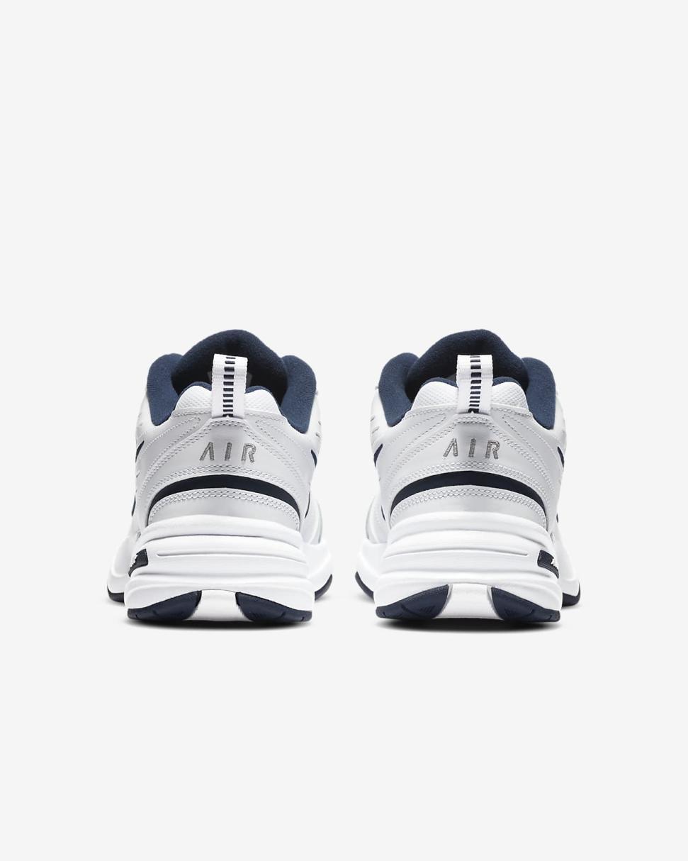 Nike Air Monarch IV White/Metallic Silver | Mens Nike Lifestyle