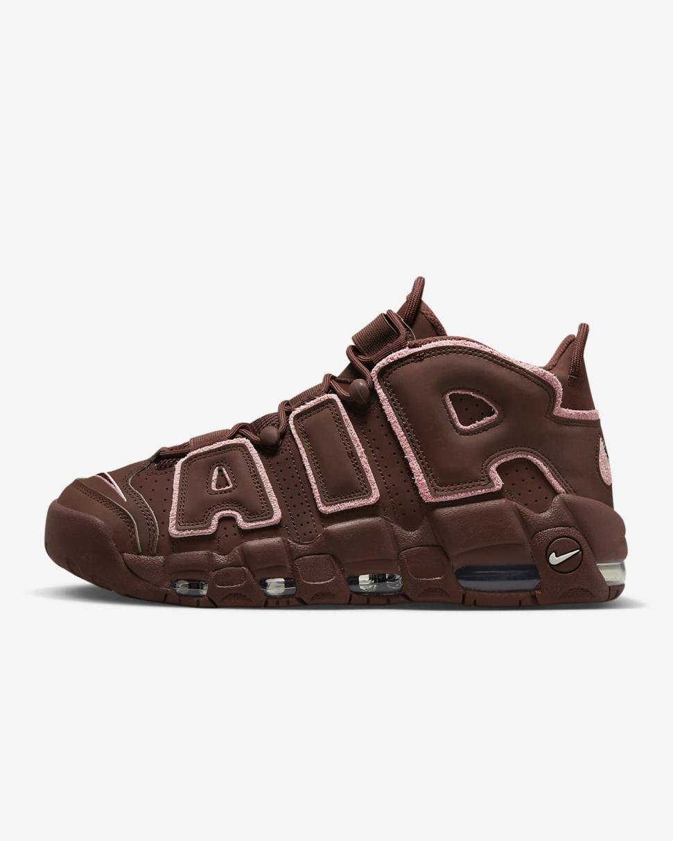 Nike Air More Uptempo '96 Dark Pony/Coconut Milk/Sail/Medium Soft Pink | Mens Nike Lifestyle