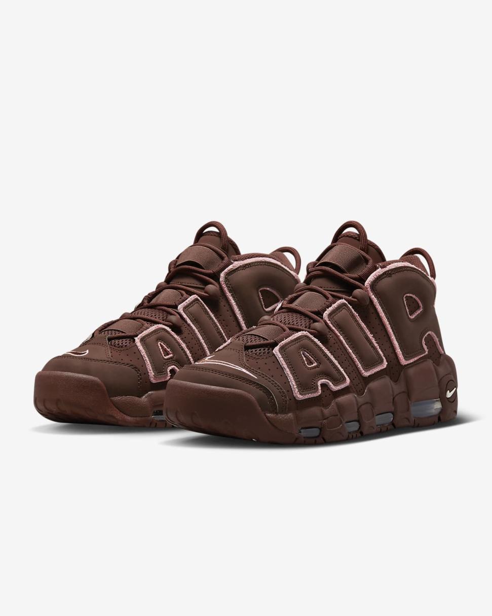 Nike Air More Uptempo '96 Dark Pony/Coconut Milk/Sail/Medium Soft Pink | Mens Nike Lifestyle