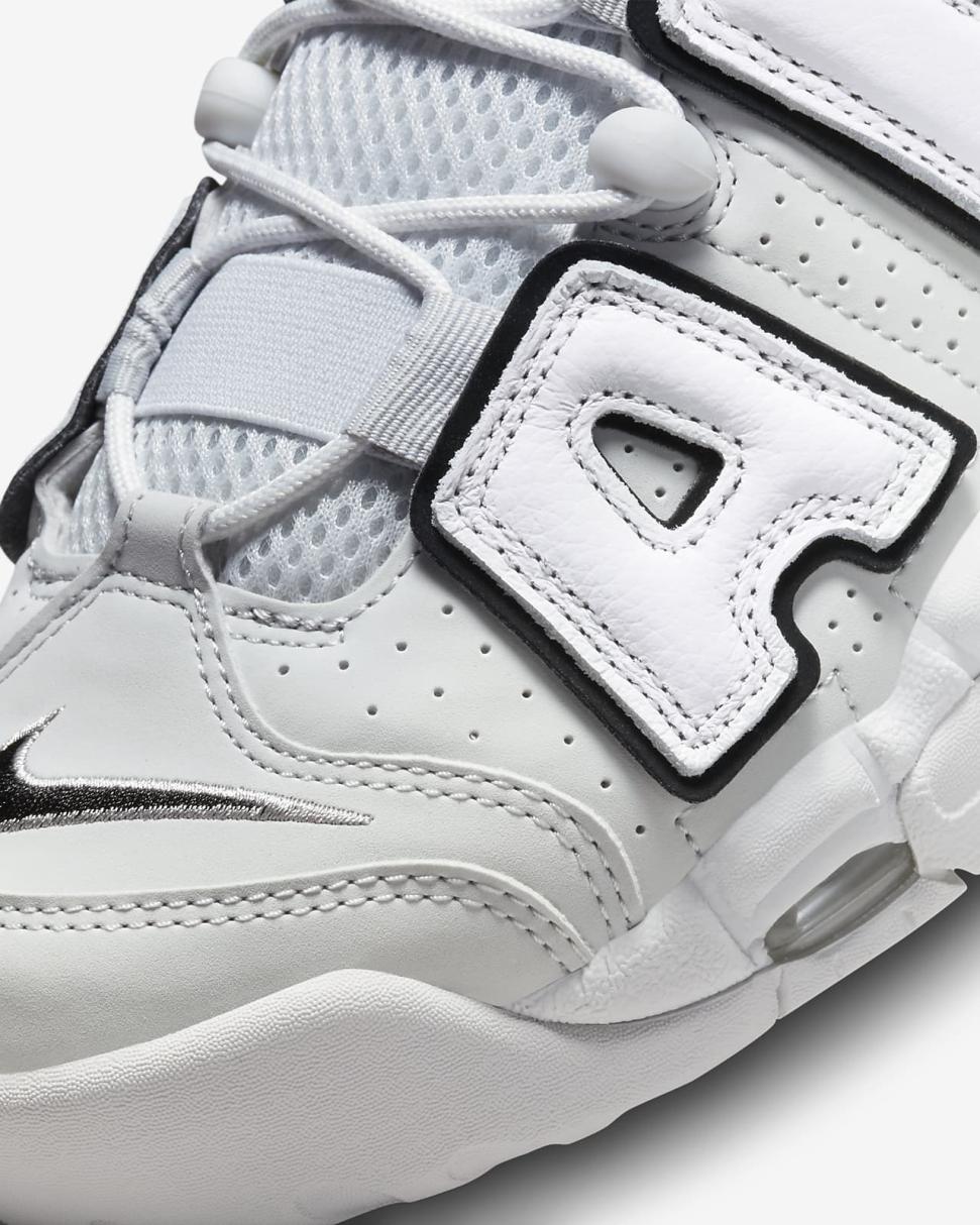 Nike Air More Uptempo '96 Photon Dust/White/Black/Metallic Silver | Mens Nike Lifestyle