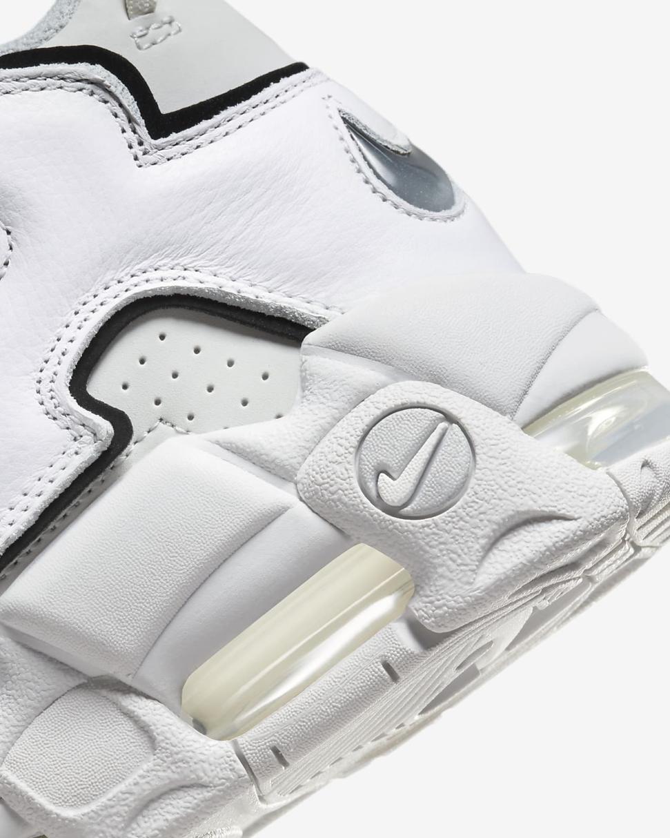 Nike Air More Uptempo '96 Photon Dust/White/Black/Metallic Silver | Mens Nike Lifestyle