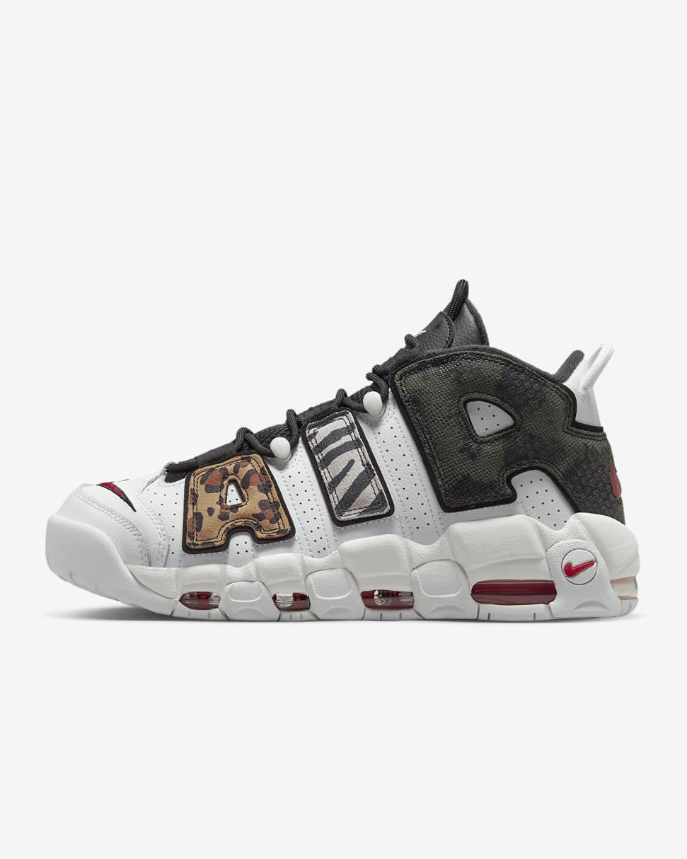 Nike Air More Uptempo '96 Summit White/Black/White/University Red | Mens Nike Lifestyle