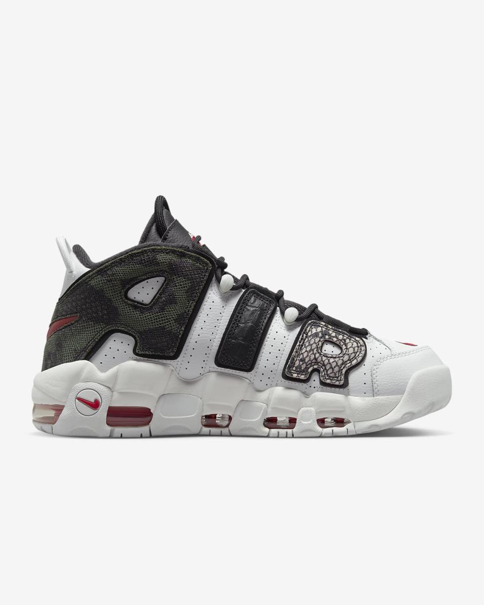 Nike Air More Uptempo '96 Summit White/Black/White/University Red | Mens Nike Lifestyle