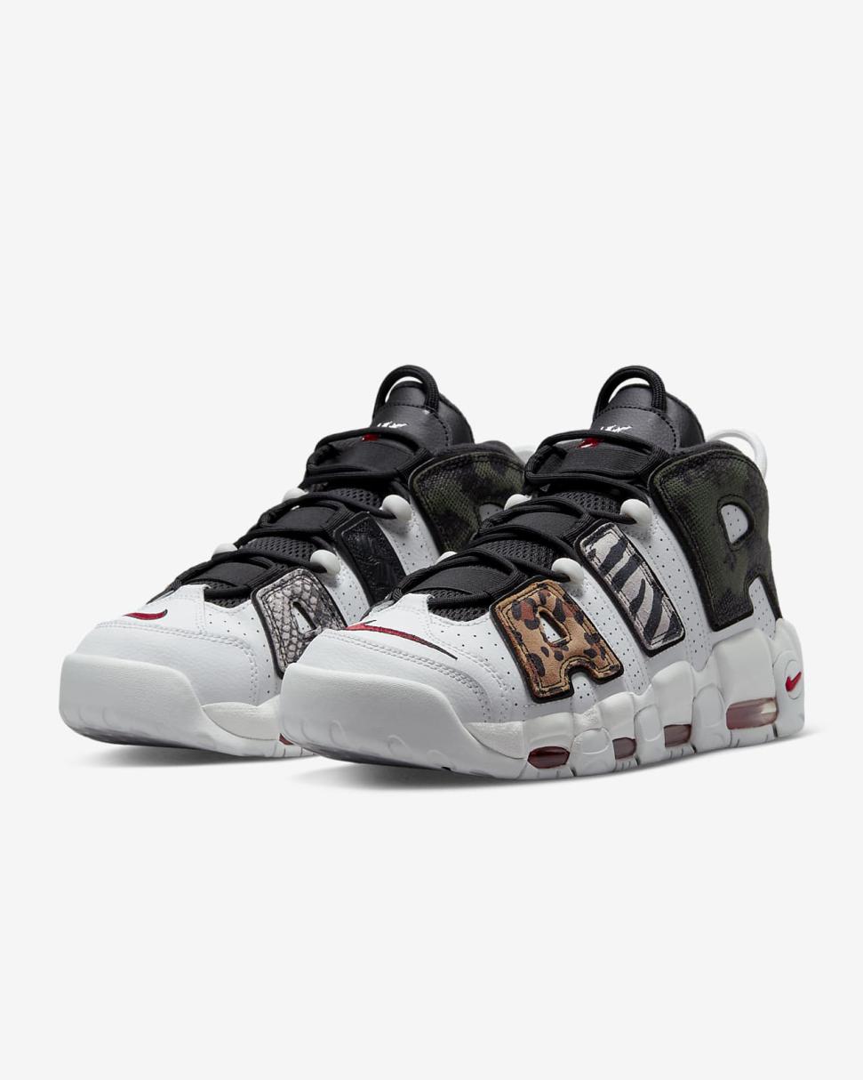 Nike Air More Uptempo '96 Summit White/Black/White/University Red | Mens Nike Lifestyle