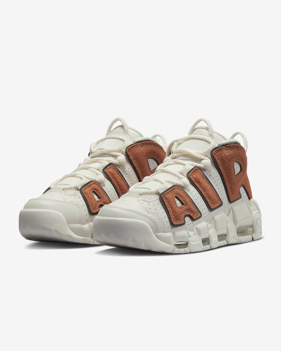Nike Air More Uptempo Phantom/Dark Russet/Sail/Black | Womens Nike Lifestyle