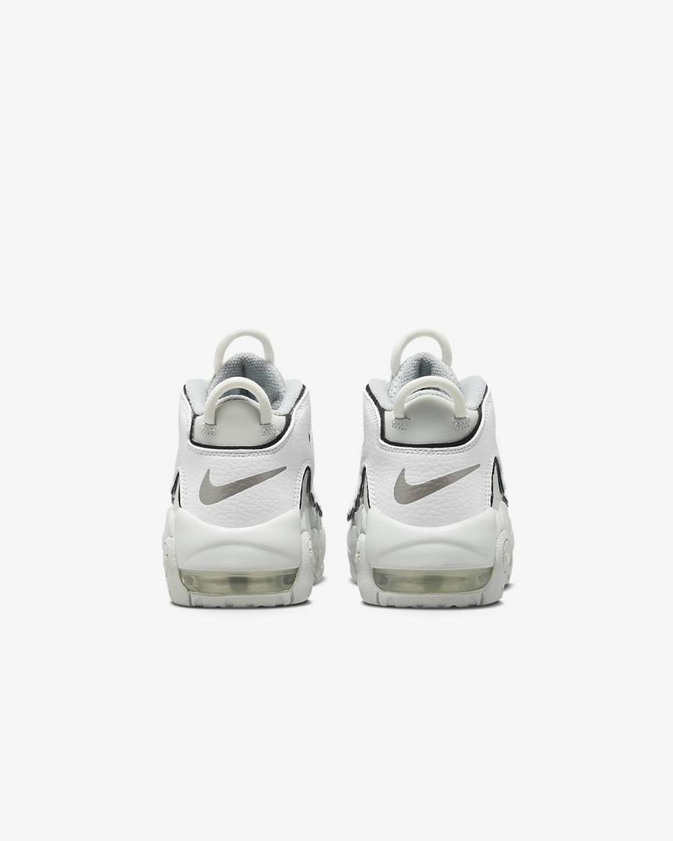 Nike Air More Uptempo Photon Dust/White/Black/Metallic Silver | Kids Nike Lifestyle