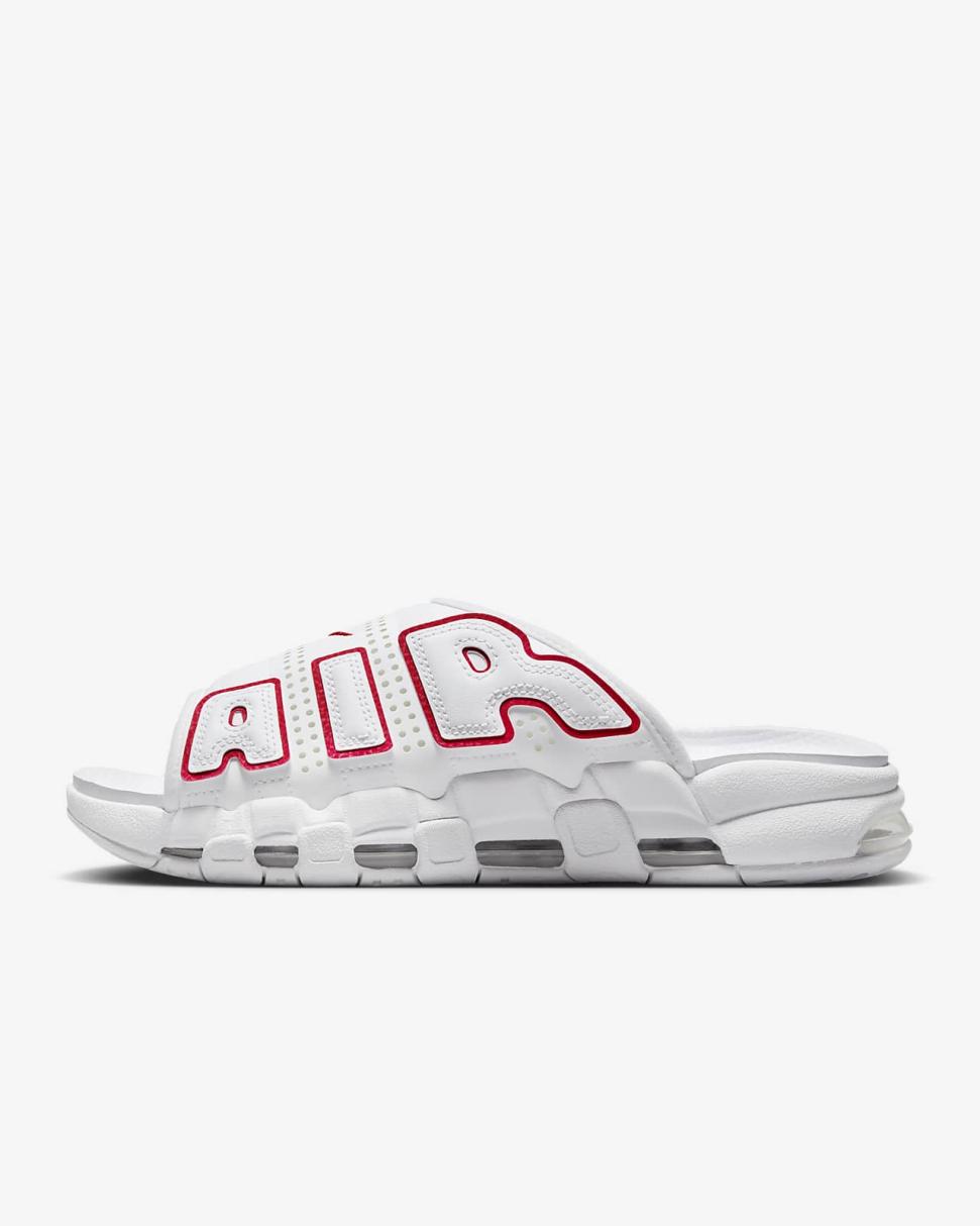 Nike Air More Uptempo White/White/University Red | Mens/Womens Nike Lifestyle