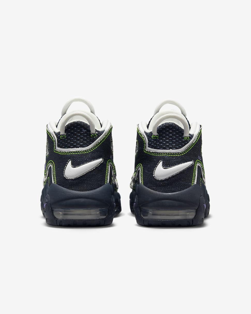 Nike Air More Uptempo X Serena Williams Design Crew Dark Obsidian/Space Purple/Volt/Summit White | Womens Nike Lifestyle