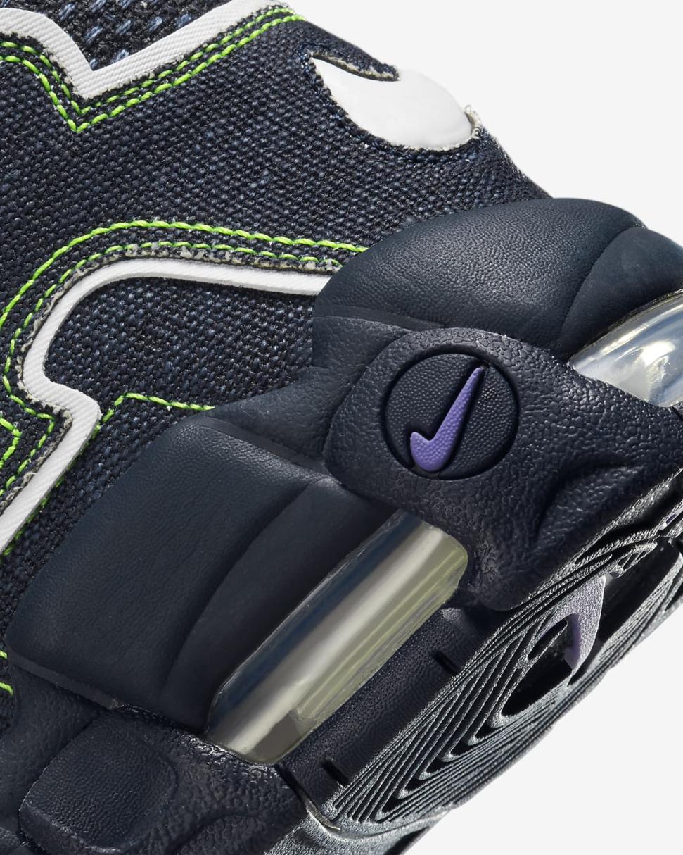 Nike Air More Uptempo X Serena Williams Design Crew Dark Obsidian/Space Purple/Volt/Summit White | Womens Nike Lifestyle