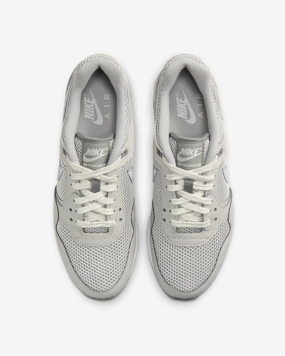 Nike Air Pegasus '89 Premium Light Iron Ore/Photon Dust/Flat Pewter/Metallic Silver | Mens Nike Lifestyle