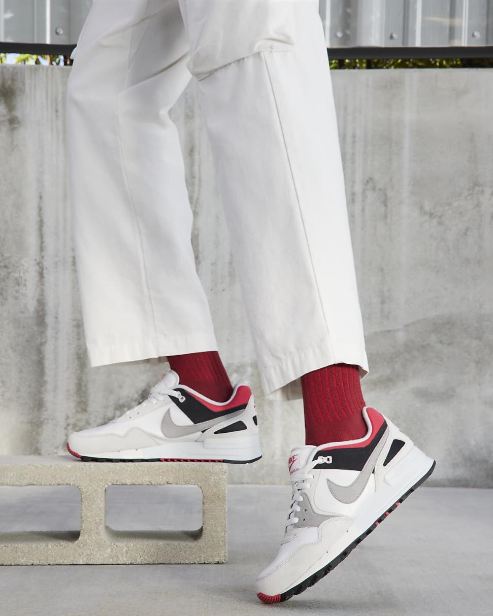 Nike Air Pegasus '89 Swan/Rose Coral/Black/Medium Grey | Mens Nike Lifestyle