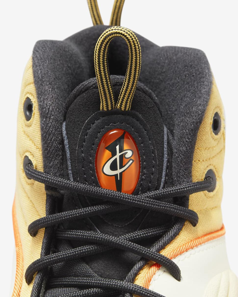 Nike Air Penny 2 Wheat Gold/Black/Coconut Milk/Safety Orange | Mens Nike Lifestyle