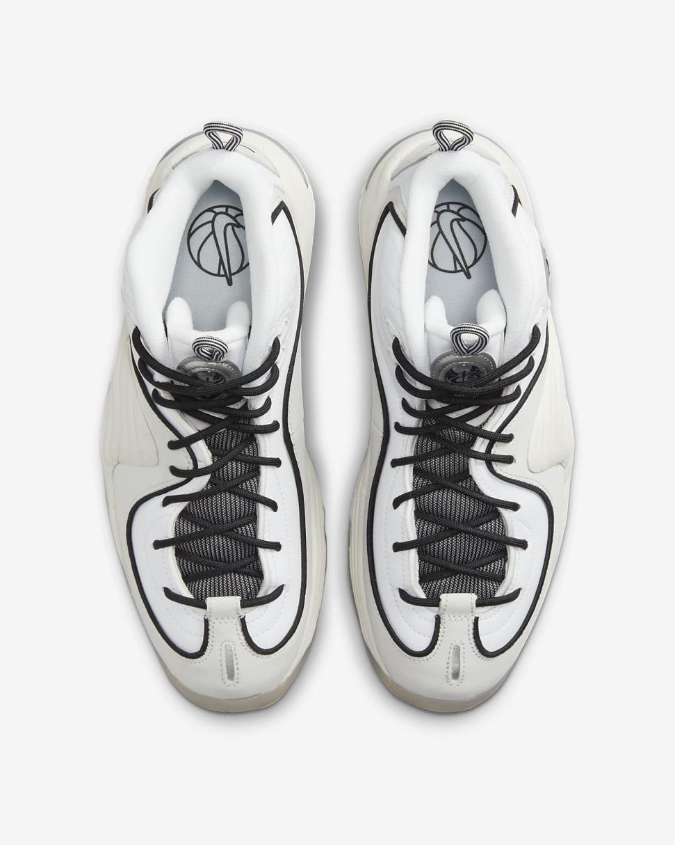 Nike Air Penny 2 White/Black/Sail/Photon Dust | Mens Nike First Day Kicks