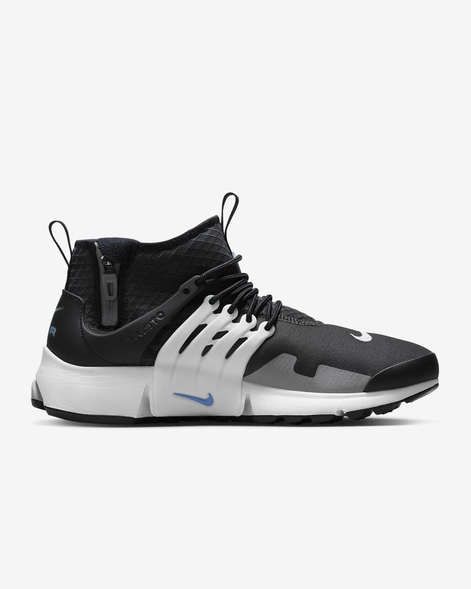 Nike Air Presto Mid Utility Anthracite/Summit White/Particle Grey/University Blue | Mens Nike Lifestyle