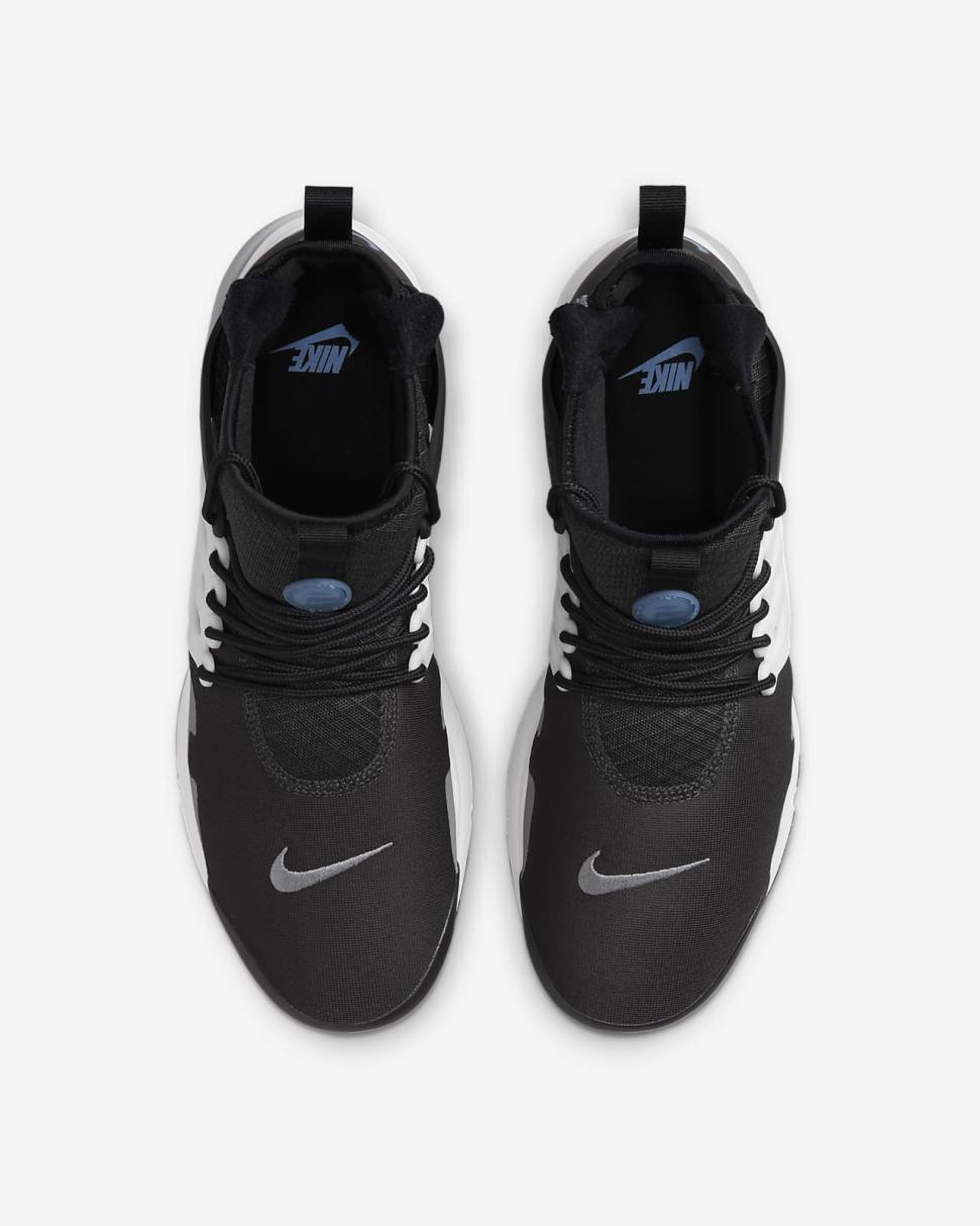 Nike Air Presto Mid Utility Anthracite/Summit White/Particle Grey/University Blue | Mens Nike Lifestyle