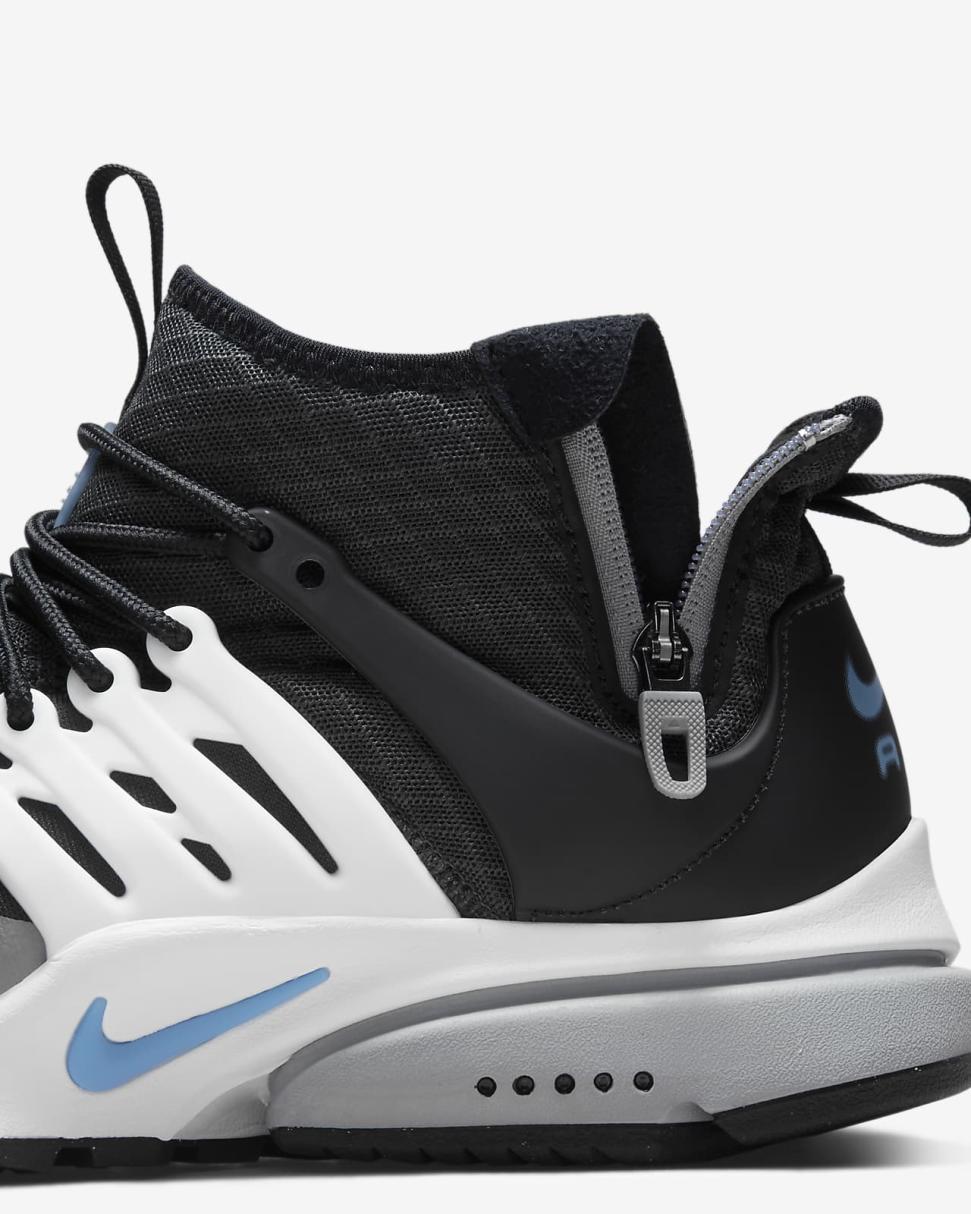 Nike Air Presto Mid Utility Anthracite/Summit White/Particle Grey/University Blue | Mens Nike Lifestyle