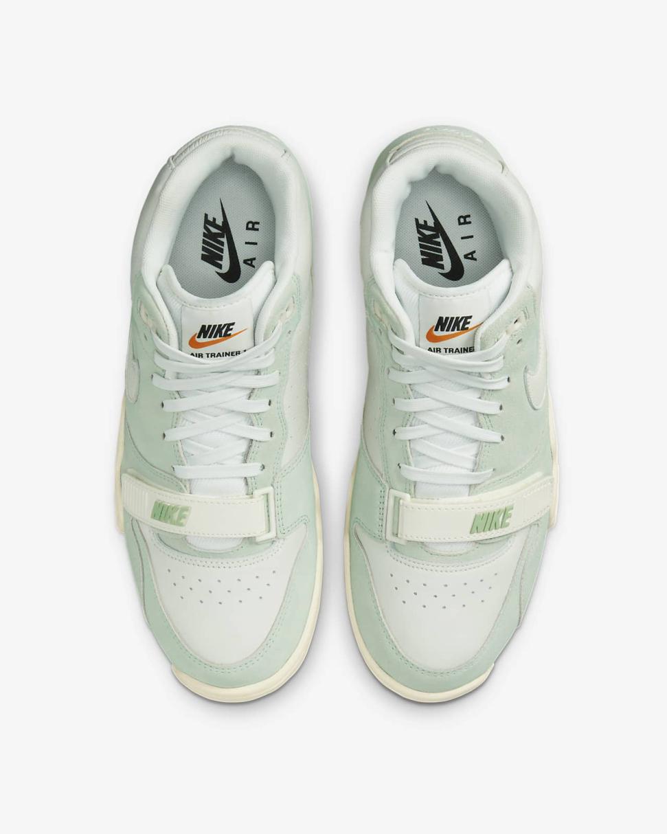 Nike Air Trainer 1 Enamel Green/Summit White/Coconut Milk/Sail | Mens Nike Lifestyle