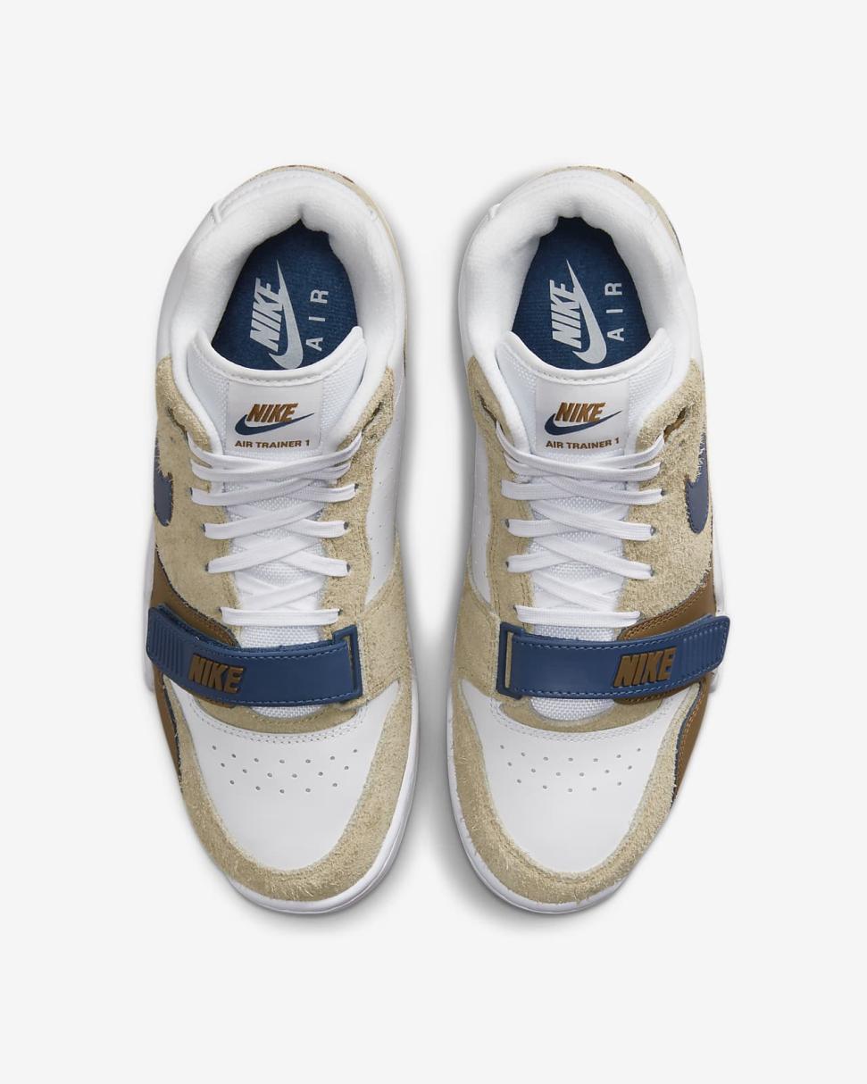Nike Air Trainer 1 Limestone/Ale Brown/White/Valerian Blue | Mens Nike Lifestyle