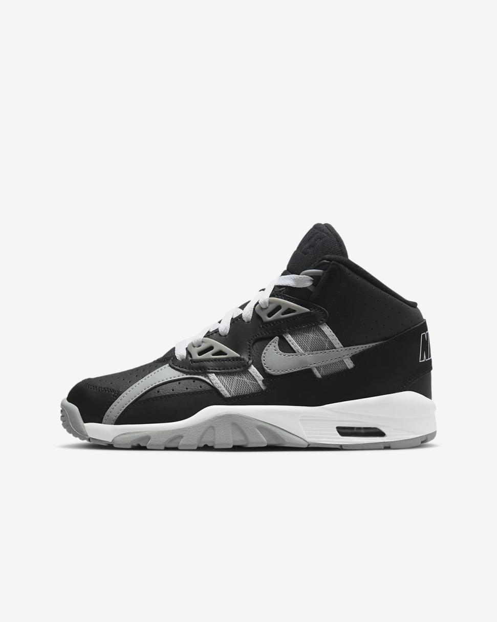 Nike Air Trainer SC Black/Cool Grey/White/Light Smoke Grey | Kids Nike Lifestyle