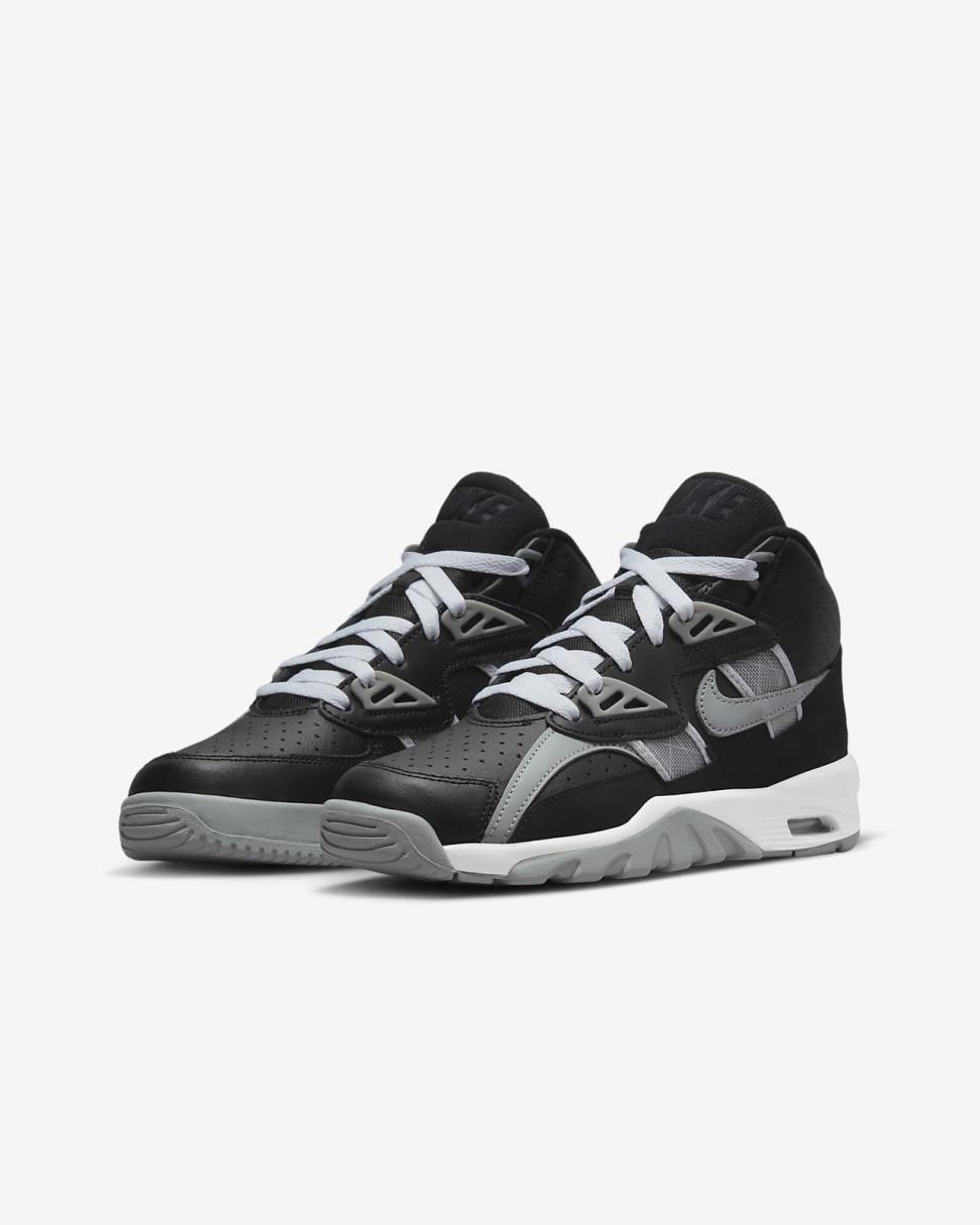 Nike Air Trainer SC Black/Cool Grey/White/Light Smoke Grey | Kids Nike Lifestyle
