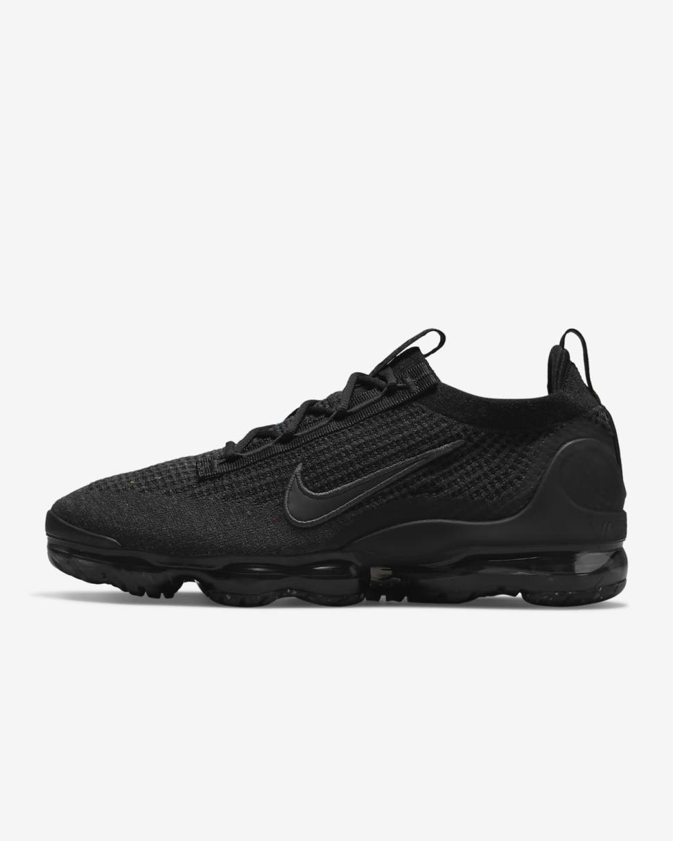 Nike Air VaporMax 2021 FK Black/Black/Anthracite/Black | Mens Nike First Day Kicks