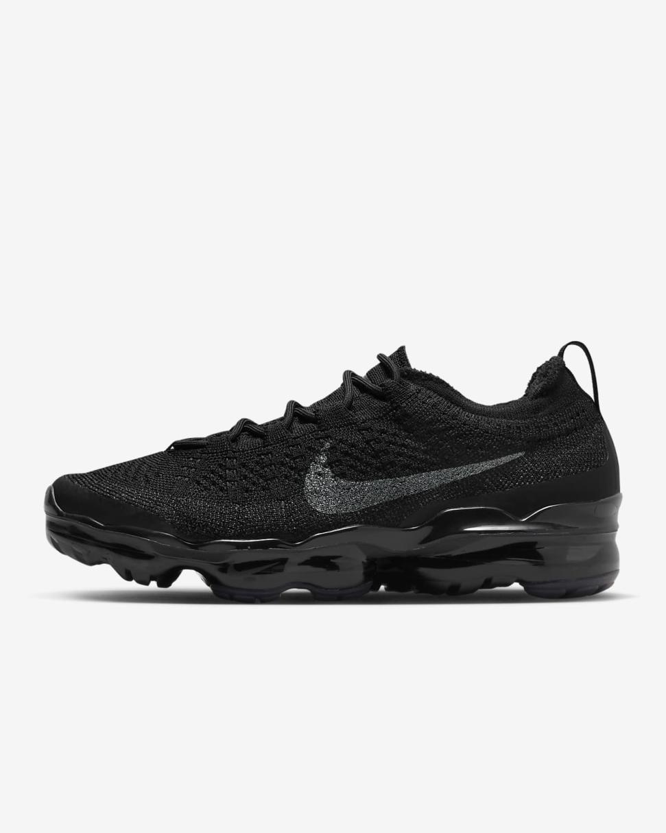 Nike Air VaporMax 2023 Flyknit Black/Black/Anthracite | Womens Nike First Day Kicks